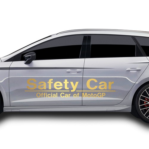 Safety car aufkleber - safety,