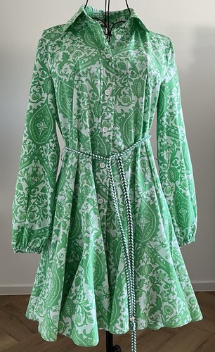 Zara hemdblusenkleid grün - zara,