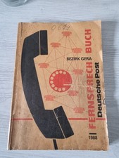 Fernsprechbuch Bezirk Gera 1988 - Telefonbuch DDR