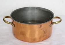 SCHÖNER ALTER KUPFERTOPF  #12092