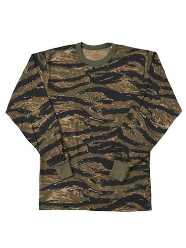 Tiger stripe tshirt army - stripe,