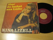7" Single Nina Lizell Aber du lachst aus Liebe Vinyl Amiga DDR 4 50 757
