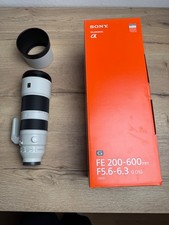 Sony FE 200–600mm f/5.6–6.3 G OSS Telezoom Objektiv (4 Monate alt, wie NEU)