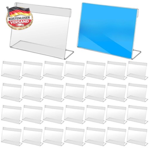 Acryl etikettenhalter 30er set - acryl,