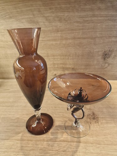 Große murano stil kunstglas - große,