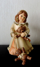 Goebel großer Engel mit Teddy und Christbaumanhänger Nr. 41 086  -  21 cm