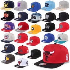 MITCHELL & NESS AND SNAPBACK CAP CHICAGO BULLS NETS KINGS  MAGIC HEAT UVM -A Z