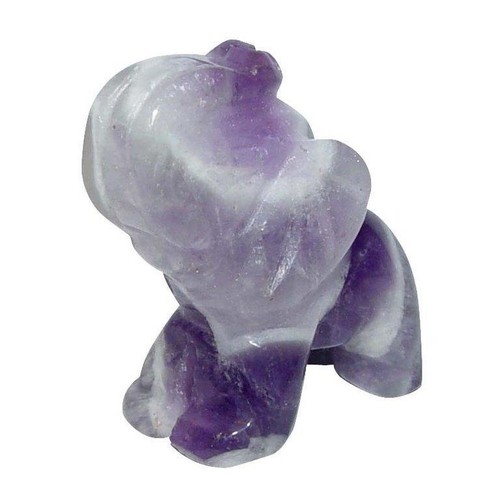 Amethyst gebändert elefant - amethyst,