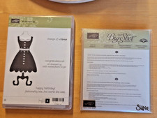 stampin up stempel ALL DRESSED UP und Framelits Formen KLEIDERDUO Neu Rar