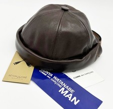 JUNYA WATANABE COMME DES GARCONS MAN BETON CIRE DOCKER / SCHÄDEL HUT NEU MIT ETIKETT ONE SIZE