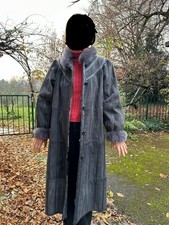 Ledermantel mit Pelzfutter und