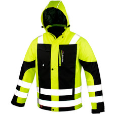 Arbeitsjacke Winterjacke Warnjacke Wasserdicht Jacke Winter Gelb Gr. M-XXL