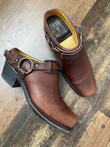 Women frye mule brown leather - mule,