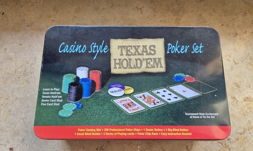 Poker set texas hold - set, 'em