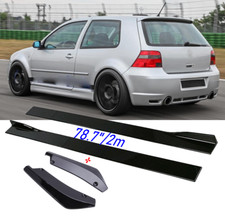 Für VW Golf 4 IV R32 Heckstoßstangenschutz Lippe + Seitenschweller Side Skirts