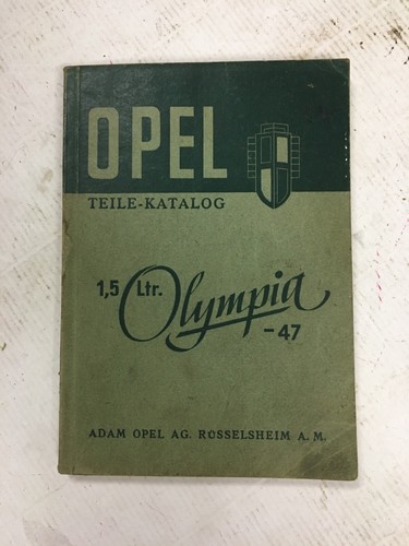 Opel olympia 5ltr - 1,5ltr., teile