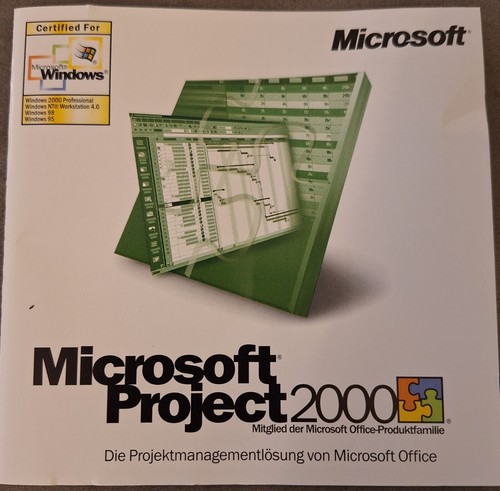 Microsoft project 2000 - microsoft, 2000-