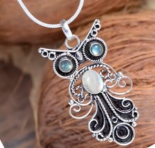 Ovaler Mondstein & Labradorit