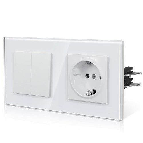 Light switch with glass - light,