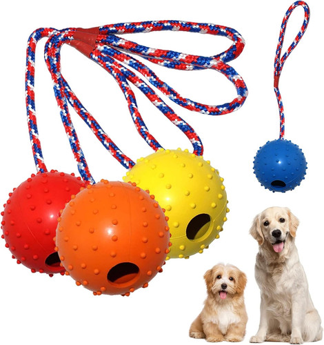 Stück hundeball mit - stück, schnur