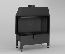 Kamineinsatz 🟡 VHB Heizeinsatz Ofen Kamin Holzofen HEATRO 69L B 11KW