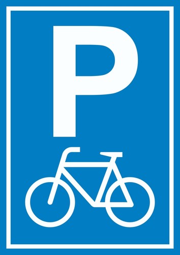 Fahrrad parkplatz räder - fahrrad,