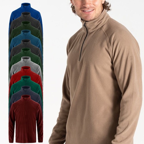 Herren half zip fleece jacke - herren,