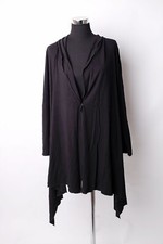 ??Lagenlook EDEL ANASTASIA weiter Zipfel Mantel schwarz xl Cape zu Rundholz ?