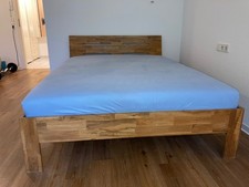 Massivholzbett 140x200 Eiche