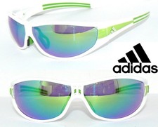 Adidas Sonnenbrille WEIß GRÜN BLAU SPIEGEL a266 L evil eye a134 a126 BRILLE a127