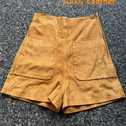 Damen wildleder shorts - damen,