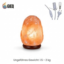 Salzkristall Stein Lampe