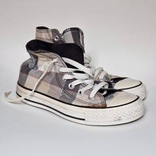 Converse Chucks EU 36,5 UK 4 Grau Plaid Kariert CHUCK TAYLOR ALL STAR 108677