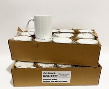 24 Stk. Sublimationstasse für den Sublimationsdruck / Orca Coating "SUPER WHITE"