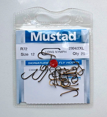 Mustad r72 long nymph size - r72,
