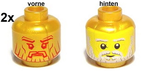 Lego atlantis köpfe pearl - 2,