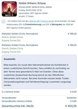 Ausverkauft stehplatz - ausverkauft:2x,
