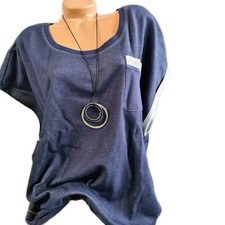 Sheego Shirt Tunika Kurzarm