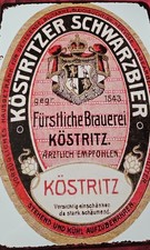 Blechschild BRAUEREI KÖSTRITZ