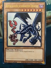 Rotäugiger schwarzer Drache