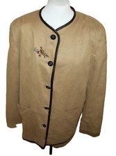 Kombi Mode Damen  Trachten  Jacke  Gr. 40 Walk Oktoberfest Kunstleder Tirol