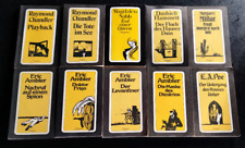 Buchpaket 10 Bände  Kriminalromane schwarz gelbe Reihe detebe Diogenes Konvolut