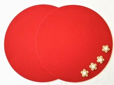 Filz Platzset rund Untersetzer