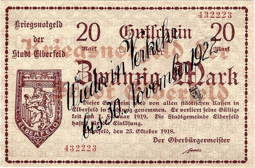 Banknote gutschein unc - gutschein,