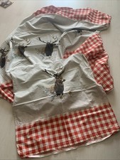 Bettwäsche 2 Teilig Bierbaum ca. 155x220 cm 100 % Baumwolle Kariert Übergröße