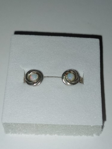 Ohrringe silber sterling opal - silber,