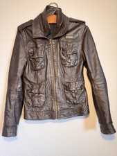 Y2K Superdry Echtlederjacke