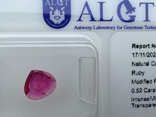 Intense Pinkish Red Ruby -