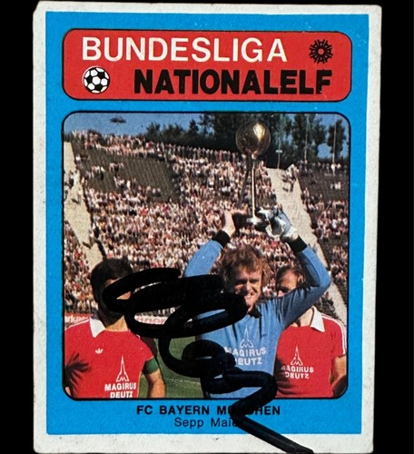 Autogramm sepp maier americana - autogramm,