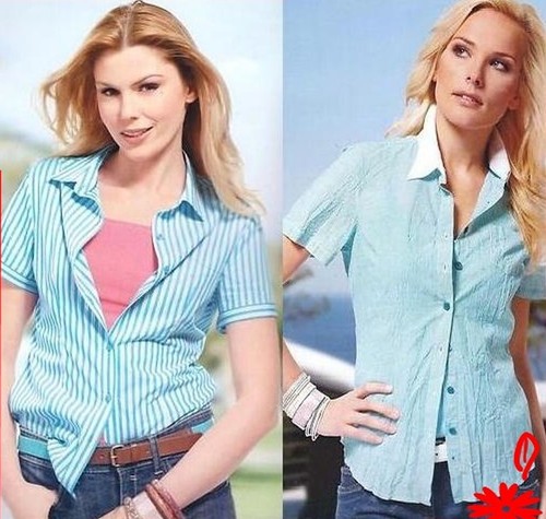 Damenbluse bluse crashbluse - bluse,